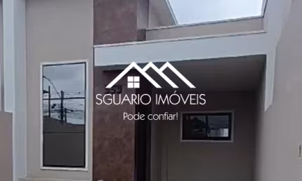 R$ 680 MIL - CASA NOVA 98,65 m², 3 QUARTOS (1 SUÍTE), 2 VAGAS, FAZENDA VELHA, ARAUCÁRIA/PR.