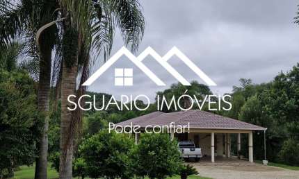 R$ 950 MIL - CHÁCARA 8.794 m² C/MATRÍCULA, CASA 230 m², 2 TANQUES DE PEIXES E RIACHO, MANDIRITUBA/PR.