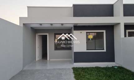 R$ 440 MIL - CASA NOVA 70 m², 3 QUARTOS (1 SUÍTE), TERRENO 180 m² (6 x 30), COSTEIRA, ARAUCÁRIA/PR.