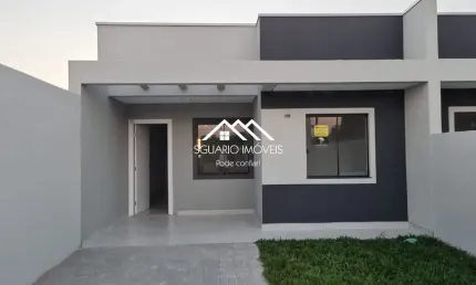 R$ 440 mil - casa nova 70 m², 3 quartos (1 suíte), terreno 180 m² (6 x 30), costeira, araucária/pr.