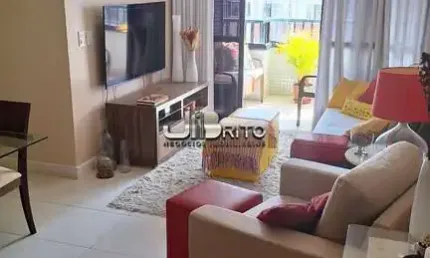 Apartamento 90 m²| 3 quartos com suíte| varanda| 2 vagas cobrtas| pituba