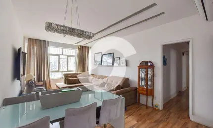 Apartamento à venda em niterói, icaraí, com 3 quartos, 127m²