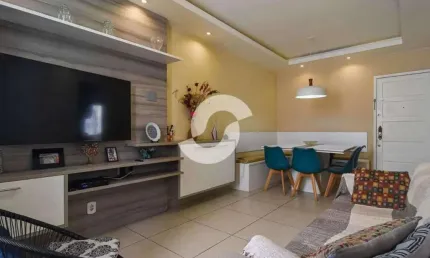 Apartamento à venda em Niterói, Icaraí, com 2 quartos, 72,48m²