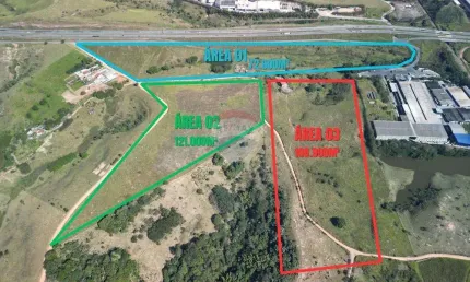 Oportunidade única: terreno industrial para logística e galpões em jacareí, parateí do meio com 302.500m²