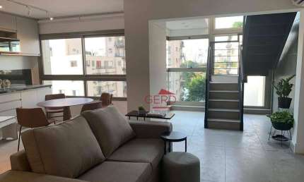 Cobertura com 1 dormitório para alugar, 85 m² por R$ 15.500,00/mês - Jardim Paulista - São Paulo/SP