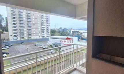 Apartamento com 1 dormitório para alugar, 63 m² por R$ 5.593,36/mês - Alphaville Empresarial - Barueri/SP