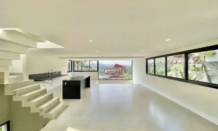 Casa de luxo moderna no cond. são paulo ii – 4 suítes, gourmet e piscina!
