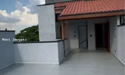 Cobertura duplex para venda em santo andré, vila guaraciaba, 2 dormitórios, 1 suíte, 2 banheiros, 1 vaga
