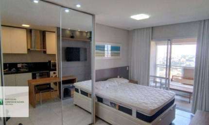 Studio com 1 dormitório para alugar, 38 m² por R$ 4.000/mês - Campo Belo - São Paulo/SP