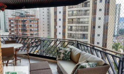 Apartamento com 4 dormitórios à venda, 216 m² por r$ 2.400.000,00 - campo belo - são paulo/sp