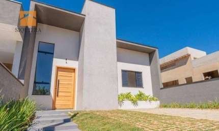 Condomínio Residencial Santinon - Casa com 3 dormitórios à venda, 115 m² por R$ 590.000 - Caguaçu - Sorocaba/SP