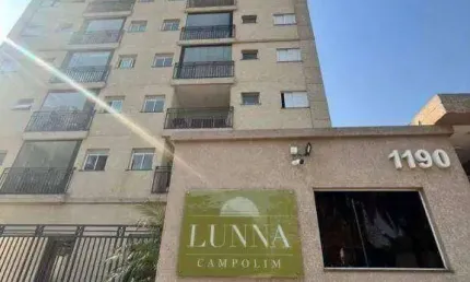 Condomínio lunna campolim - apartamento com 1 dormitório à venda, 38 m² por r$ 330.000 - parque campolim - sorocaba/sp