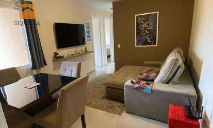 Edifício Veredas dos Bandeirantes - Apartamento com 2 dormitórios para alugar, 50 m² por R$ 1.910/mês - Jardim Tatiana - Votorantim/SP