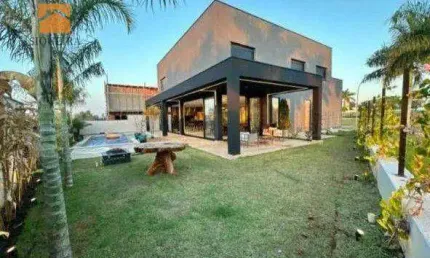 Alphaville nova esplanada 4 - casa com 5 dormitórios à venda, 450 m² por r$ 4.900.000 - alphaville - votorantim/sp