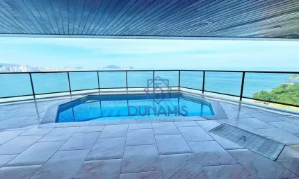 Apartamento à venda, 364 m² por r$ 4.300.000,00 - jardim astúrias - guarujá/sp