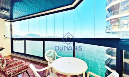 Apartamento vista mar  no galhetas à venda, 124 m² por r$ 1.450.000 - jardim astúrias - guarujá/sp