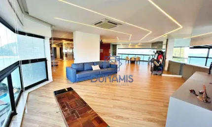 Apartamento à venda, 364 m² por r$ 7.500.000,00 - jardim astúrias - guarujá/sp