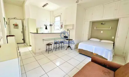 Apartamento à venda, 30 m  por r  250.000,00 - praia das pitangueiras - guarujá sp