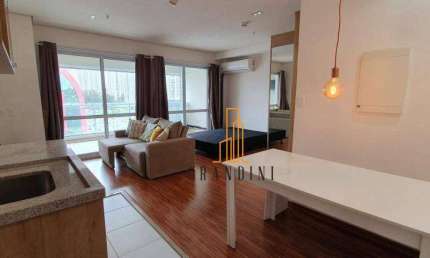 Flat com 1 dormitório para alugar, 42 m² por R$ 3.592,00/mês - Centro - São Bernardo do Campo/SP