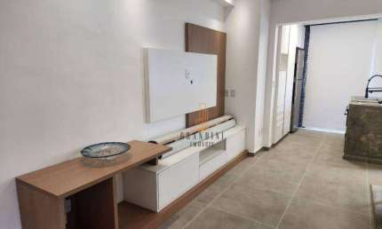 Flat com 1 dormitório para alugar, 42 m² por R$ 3.713,00/mês - Centro - São Bernardo do Campo/SP