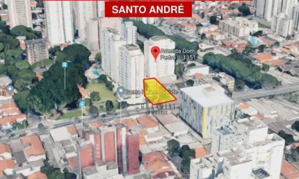 Terreno à venda na Avenida Dom Pedro II, Jardim, Santo André