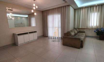 Apartamento com 3 dormitórios para alugar, 90 m² por R$ 4.548,95/mês - Planalto - São Bernardo do Campo/SP