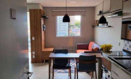 Flat com 1 dormitório para alugar, 36 m² por R$ 3.597,71/mês - Rudge Ramos - São Bernardo do Campo/SP