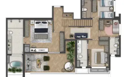 Luxuosa cobertura de 280m² com 4 suítes e 3 vagas na vila mariana - conforto e exclusividade!