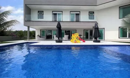 Casa - São Paulo II - 4 suítes, LINDA, MODERNA E IMPECÁVEL! Gourmet, piscina! NOVA!