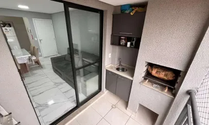 APARTAMENTO EM PRESIDENTE ALTINO - 49M² - 2 DORMITÓRIOS COM CHURRASQUEIRA A CARVÃO -1 VAGA