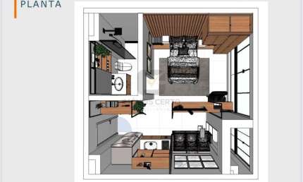 Studio Exclusivo à Venda em Condomínio de Luxo em Pinheiros, São Paulo - 24m², 1 Quarto e 1 Banheiro