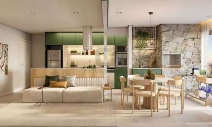 Apartamento à venda no Brooklin Paulista, São Paulo-SP com 2 quartos, 2 suítes, 2 salas, 1 vaga de garagem - 69m² de área.
