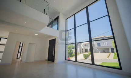Espetacular casa de alto padrão em condomínio no Jardim do Golf I, Jandira-SP: 6 quartos, 4 suítes, 2 salas, 10 vagas, 495m².