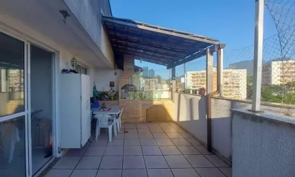 Cobertura para Venda, Pechincha, 3 dormitórios, 1 suíte, 2 banheiros, 2 vagas