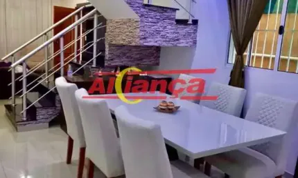 PORTEIRA FECHADA - SOBRADO COM 3 DORMITÓRIOS SENDO 1 SUITE  A VENDA, 125 m²Jardim Santa Clara
