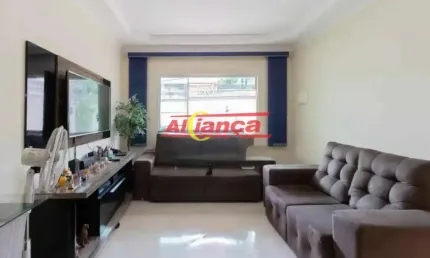 SOBRADO COM 4 DORMITÓRIOS SENDO C/ 3 SUITES A VENDA, 150 m² JARDIM SANTA CLARA - GUARULHOS/SP