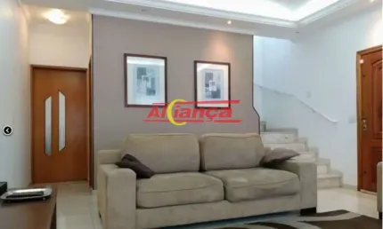 SOBRADO COM 3 QUARTOS  E  1 SUÍTE -  A VENDA, 270 m² JARDIM SANTA MENA  - GUARULHOS/SP