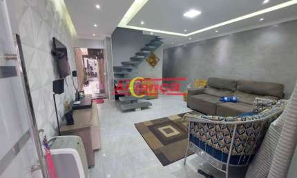 Sobrado de 210m² com 3 quartos em Jardim Bela Vista- Guarulhos- SP.