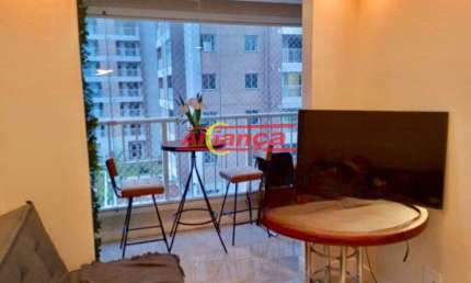 Encantador Apartamento Semi Mobiliado de 55m² com Suíte - Excelente Localização em Guarulhos