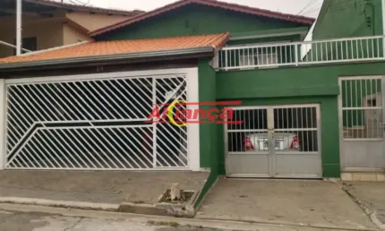 Casa térrea com 3 quartos e edícula a venda, por r$ 630.000,00 -  jd.sta barbara - guarulhos/sp..