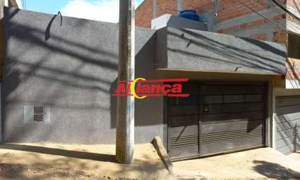 Casa térrea nova, 3 dormitorios e 2 vagas, a venda em Guarulhos