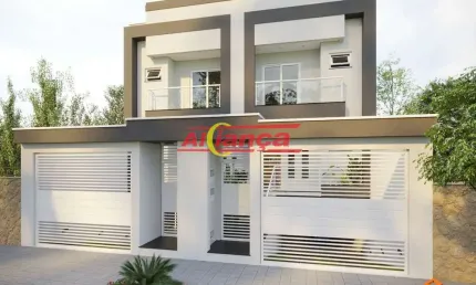 Sobrado com 3 dormitórios (3 suítes) e 5 vagas, 250 m² - jd santa clara - guarulhos-sp