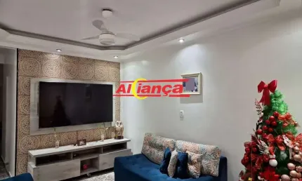 Sobrado com 3 dormitórios à venda, 120 m² - jardim brasil - pimentas/guarulhos-sp