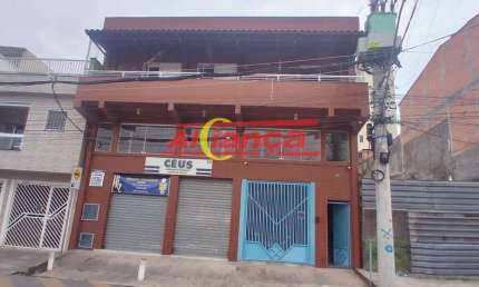 CASA COM SALAO PARA COMERCIO EM BAIRRO TRANQUILO E PROSPERO