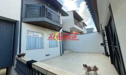 SOBRADO COM 400M² SENDO 4 DORMITÓRIOS - JARDIM SANTA CLARA - GUARULHOS/SP