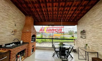 CASA TÉRREA COM 2 DORMITÓRIOS E ÁREA GOURMET COM CHURRASQUEIRA NO JARDIM SÃO MANOEL - GUARULHOS/SP