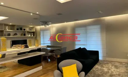 Apto mobiliado, 04 dorm 03 suites, 03 vagas, 171 metros área útil