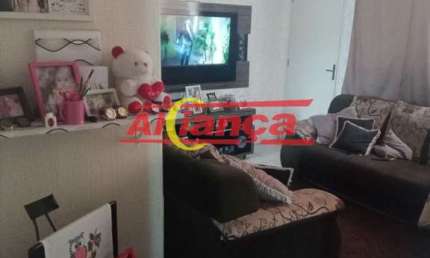 Apartamento 53m² 2 quartos, sala, cozinha, banheiro, 1 vaga  (rotativa) na Vila Alzira em Guarulhos