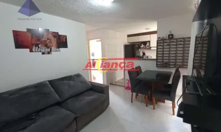 Apartamento com 2 dormitórios à venda, 45 m² - agua chata  - guarulhos/sp
