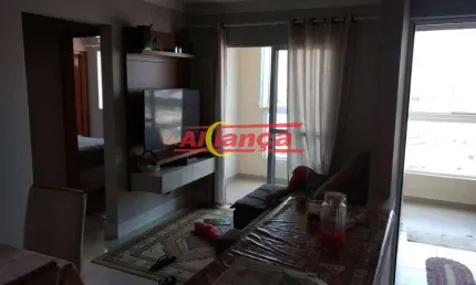 Apartamento com 2 dormitórios à venda, 57 m² - pq continental i ? guarulhos/sp